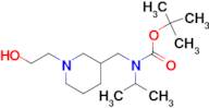 [1-(2-Hydroxy-ethyl)-piperidin-3-ylmethyl]-isopropyl-carbamic acid tert-butyl ester