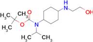 [4-(2-Hydroxy-ethylamino)-cyclohexyl]-isopropyl-carbamic acid tert-butyl ester