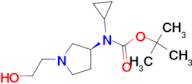 Cyclopropyl-[(S)-1-(2-hydroxy-ethyl)-pyrrolidin-3-yl]-carbamic acid tert-butyl ester