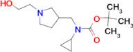 Cyclopropyl-[1-(2-hydroxy-ethyl)-pyrrolidin-3-ylmethyl]-carbamic acid tert-butyl ester