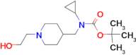 Cyclopropyl-[1-(2-hydroxy-ethyl)-piperidin-4-ylmethyl]-carbamic acid tert-butyl ester