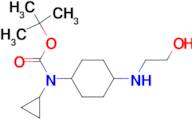 Cyclopropyl-[4-(2-hydroxy-ethylamino)-cyclohexyl]-carbamic acid tert-butyl ester