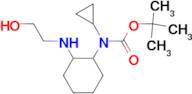 Cyclopropyl-[2-(2-hydroxy-ethylamino)-cyclohexyl]-carbamic acid tert-butyl ester