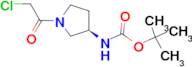 [(R)-1-(2-Chloro-acetyl)-pyrrolidin-3-yl]-carbamic acid tert-butyl ester