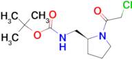 [(S)-1-(2-Chloro-acetyl)-pyrrolidin-2-ylmethyl]-carbamic acid tert-butyl ester