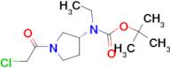 [(R)-1-(2-Chloro-acetyl)-pyrrolidin-3-yl]-ethyl-carbamic acid tert-butyl ester