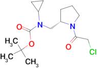 [(S)-1-(2-Chloro-acetyl)-pyrrolidin-2-ylmethyl]-cyclopropyl-carbamic acid tert-butyl ester