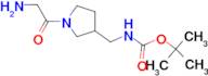 [1-(2-Amino-acetyl)-pyrrolidin-3-ylmethyl]-carbamic acid tert-butyl ester