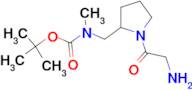 [1-(2-Amino-acetyl)-pyrrolidin-2-ylmethyl]-methyl-carbamic acid tert-butyl ester