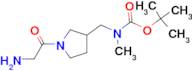 [1-(2-Amino-acetyl)-pyrrolidin-3-ylmethyl]-methyl-carbamic acid tert-butyl ester