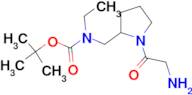 [1-(2-Amino-acetyl)-pyrrolidin-2-ylmethyl]-ethyl-carbamic acid tert-butyl ester