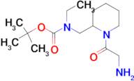 [1-(2-Amino-acetyl)-piperidin-2-ylmethyl]-ethyl-carbamic acid tert-butyl ester