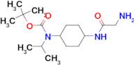 [4-(2-Amino-acetylamino)-cyclohexyl]-isopropyl-carbamic acid tert-butyl ester