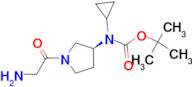 [(S)-1-(2-Amino-acetyl)-pyrrolidin-3-yl]-cyclopropyl-carbamic acid tert-butyl ester