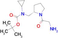 [(S)-1-(2-Amino-acetyl)-pyrrolidin-2-ylmethyl]-cyclopropyl-carbamic acid tert-butyl ester