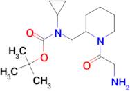 [1-(2-Amino-acetyl)-piperidin-2-ylmethyl]-cyclopropyl-carbamic acid tert-butyl ester