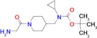 [1-(2-Amino-acetyl)-piperidin-4-ylmethyl]-cyclopropyl-carbamic acid tert-butyl ester