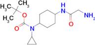 [4-(2-Amino-acetylamino)-cyclohexyl]-cyclopropyl-carbamic acid tert-butyl ester