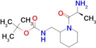 [1-((S)-2-Amino-propionyl)-piperidin-2-ylmethyl]-carbamic acid tert-butyl ester