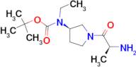 [(R)-1-((S)-2-Amino-propionyl)-pyrrolidin-3-yl]-ethyl-carbamic acid tert-butyl ester