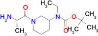 [1-((S)-2-Amino-propionyl)-piperidin-3-yl]-ethyl-carbamic acid tert-butyl ester