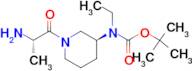 [(S)-1-((S)-2-Amino-propionyl)-piperidin-3-yl]-ethyl-carbamic acid tert-butyl ester