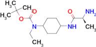 [4-((S)-2-Amino-propionylamino)-cyclohexyl]-ethyl-carbamic acid tert-butyl ester