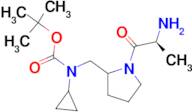 [1-((S)-2-Amino-propionyl)-pyrrolidin-2-ylmethyl]-cyclopropyl-carbamic acid tert-butyl ester