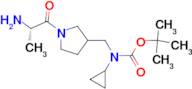 [1-((S)-2-Amino-propionyl)-pyrrolidin-3-ylmethyl]-cyclopropyl-carbamic acid tert-butyl ester