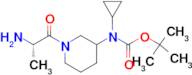 [1-((S)-2-Amino-propionyl)-piperidin-3-yl]-cyclopropyl-carbamic acid tert-butyl ester