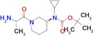 [(S)-1-((S)-2-Amino-propionyl)-piperidin-3-yl]-cyclopropyl-carbamic acid tert-butyl ester