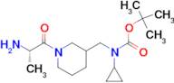 [1-((S)-2-Amino-propionyl)-piperidin-3-ylmethyl]-cyclopropyl-carbamic acid tert-butyl ester