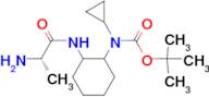 [2-((S)-2-Amino-propionylamino)-cyclohexyl]-cyclopropyl-carbamic acid tert-butyl ester