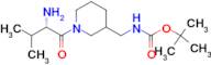 [1-((S)-2-Amino-3-methyl-butyryl)-piperidin-3-ylmethyl]-carbamic acid tert-butyl ester