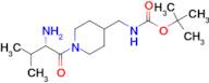 [1-((S)-2-Amino-3-methyl-butyryl)-piperidin-4-ylmethyl]-carbamic acid tert-butyl ester