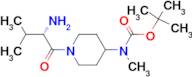 [1-((S)-2-Amino-3-methyl-butyryl)-piperidin-4-yl]-methyl-carbamic acid tert-butyl ester