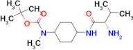 [4-((S)-2-Amino-3-methyl-butyrylamino)-cyclohexyl]-methyl-carbamic acid tert-butyl ester