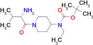 [1-((S)-2-Amino-3-methyl-butyryl)-piperidin-4-yl]-ethyl-carbamic acid tert-butyl ester