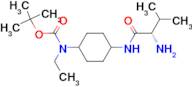 [4-((S)-2-Amino-3-methyl-butyrylamino)-cyclohexyl]-ethyl-carbamic acid tert-butyl ester