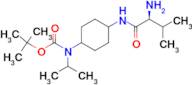 [4-((S)-2-Amino-3-methyl-butyrylamino)-cyclohexyl]-isopropyl-carbamic acid tert-butyl ester