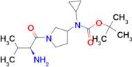 [1-((S)-2-Amino-3-methyl-butyryl)-pyrrolidin-3-yl]-cyclopropyl-carbamic acid tert-butyl ester