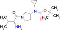 [(R)-1-((S)-2-Amino-3-methyl-butyryl)-pyrrolidin-3-yl]-cyclopropyl-carbamic acid tert-butyl ester