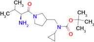 [1-((S)-2-Amino-3-methyl-butyryl)-pyrrolidin-3-ylmethyl]-cyclopropyl-carbamic acid tert-butyl ester