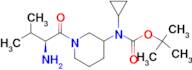 [1-((S)-2-Amino-3-methyl-butyryl)-piperidin-3-yl]-cyclopropyl-carbamic acid tert-butyl ester