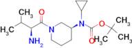 [(S)-1-((S)-2-Amino-3-methyl-butyryl)-piperidin-3-yl]-cyclopropyl-carbamic acid tert-butyl ester