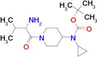 [1-((S)-2-Amino-3-methyl-butyryl)-piperidin-4-yl]-cyclopropyl-carbamic acid tert-butyl ester