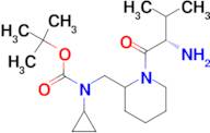 [1-((S)-2-Amino-3-methyl-butyryl)-piperidin-2-ylmethyl]-cyclopropyl-carbamic acid tert-butyl ester