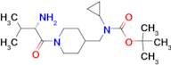 [1-((S)-2-Amino-3-methyl-butyryl)-piperidin-4-ylmethyl]-cyclopropyl-carbamic acid tert-butyl ester