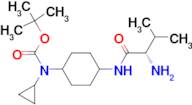 [4-((S)-2-Amino-3-methyl-butyrylamino)-cyclohexyl]-cyclopropyl-carbamic acid tert-butyl ester