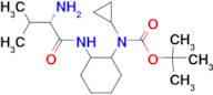 [2-((S)-2-Amino-3-methyl-butyrylamino)-cyclohexyl]-cyclopropyl-carbamic acid tert-butyl ester